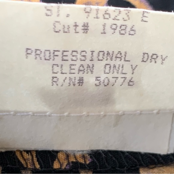 Hugo Buscati SZ 14 Vintage Brown/Black Floral MIDI Dress - Picture 14 of 14